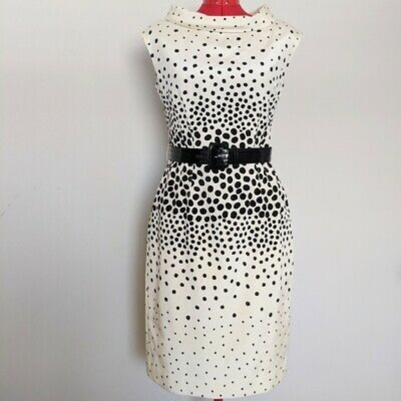Dresses & Skirts - Rickie Freeman Teri Jon Polka Dot Sheath Dress